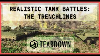 Realistic Tank Destruction Battles in Teardown [TABS] || The Trenchlines #1 || Realistic Tank Combat