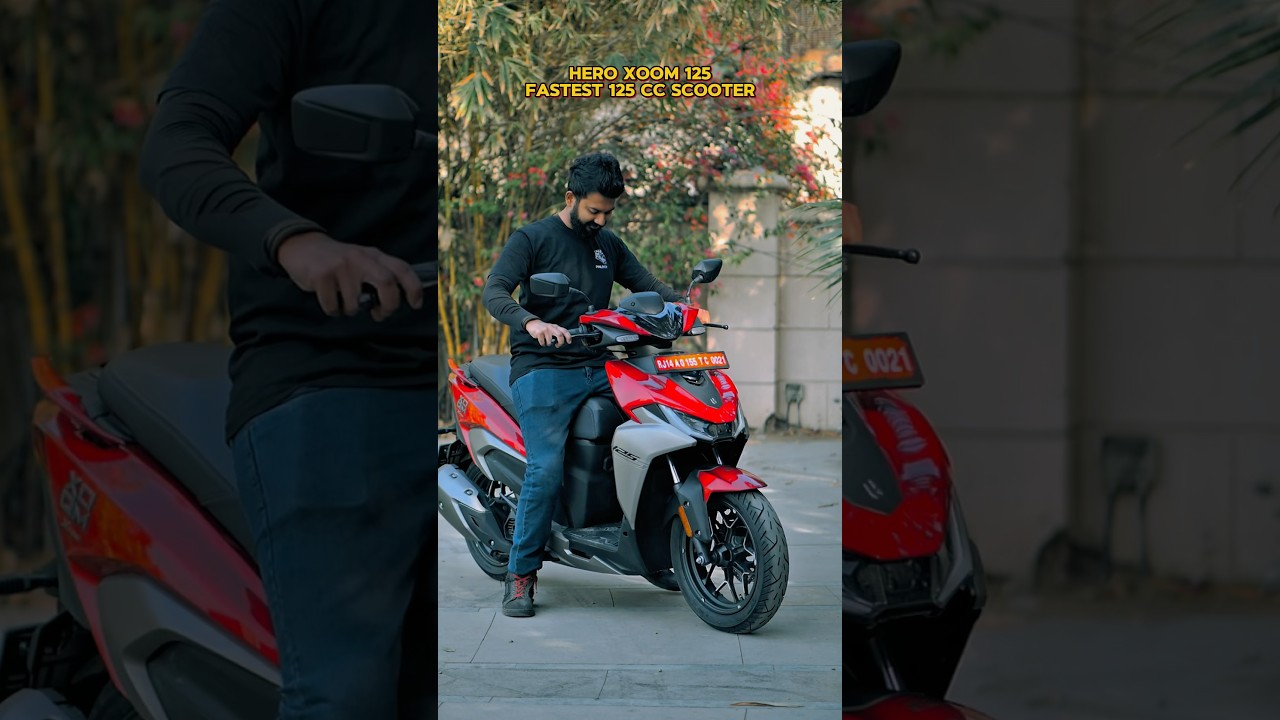 Fastest 125 cc Scooter in India Hero Xoom 125 just 86900 Rupees!