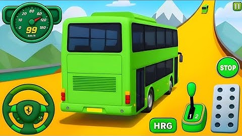 Stunt Driving Bus Simulator - Impossible Mega Ramp Bus Racing - Android GamePlay