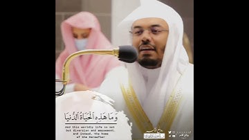{الا لهو ولعب} •|• من اجمل التلاوات العجمية للشيخ ياسر الدوسري-روائع الآسر-