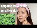 Ampoule សំរាប់ស្បែកមានមុន​ ប្រតិកម្ម​នឹងប្រេង| Review cosrx centella aqua smoothing ampoule