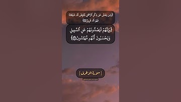سورة الزخرف الآية ٣٤ الى ٣٨ بصوت الشيخ محمد صديق المنشاوي