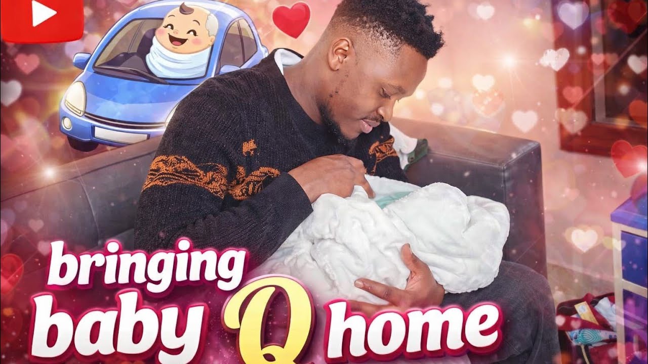 FINALLY BRINGING OUR BUNDLE OF JOY BABY Q HOME.