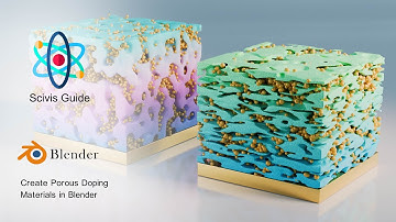 Create porous doping material in Blender