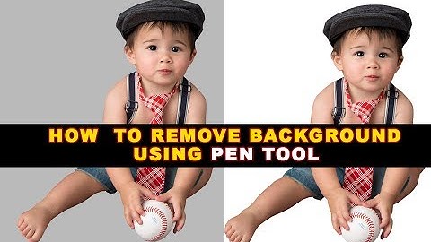 How to remove background from Photoshop Cs6 Using PEN TOOL