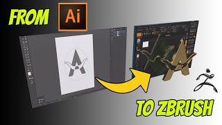 Importing vectors to ZBrush