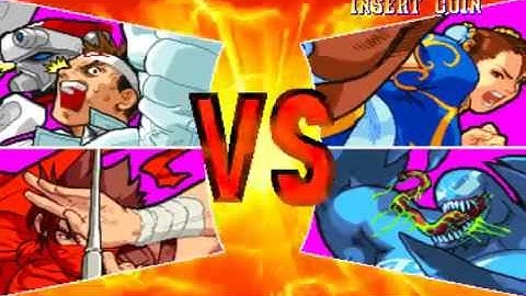 Marvel vs Capcom 1 ( Arcade ) - Strider Hiryu / Jin Playthrough ( June 22, 2016 )