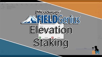 MicroSurvey FieldGenius How To: Elevation Staking | Bench Mark