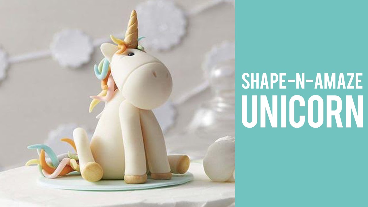 How to make a Unicorn Cake Topper - YouTube