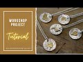 Workshop Project / Beginners Pendant  - Estona Metalsmithing &amp; Jewelry Making Tutorials