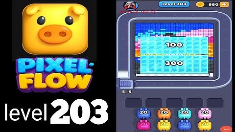 Pixel Flow level 203 Walkthrough Solution