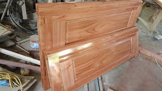 Finishing process, natural wood furniture