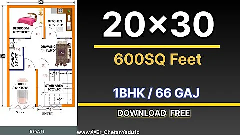 20X30 house plan | small House design  #shorts #homedesign #architecture