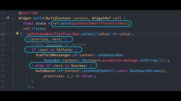 Riverpod Register Listener and Show SnackBar