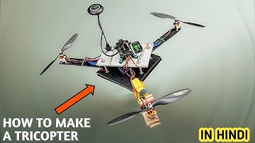 How to make a tricopter drone with apm 2.8 flight controller|Tricopter with apm 2.8 | 3 Motor Drone