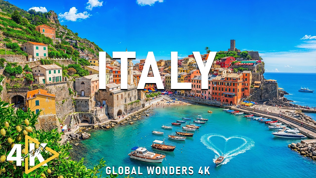 Italy 4K | The Jewel of the Mediterranean – Discover Iconic Cities and Coastal Wonders