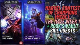 Marvel Contest of Champions (MCOC): The Maze Week 1 and Rook's Vault Side Quests