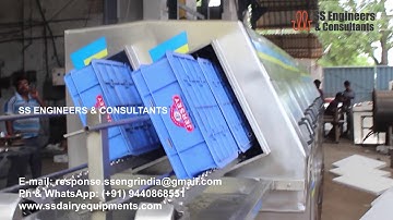 Crate Washer (Incline Double Track)