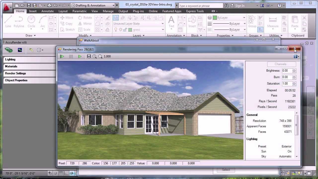 Rendering With AutoCAD YouTube