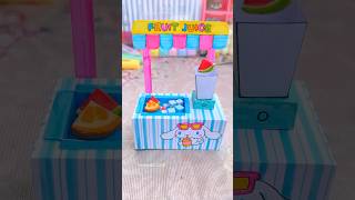 Diy Miniature Fruit Juice Stall 🍉 Resimi