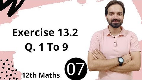 Exercise 13.2 | Chapter 13 | Probability | Class 12 MATHS NCERT| Independent Events |