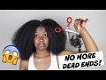HOW TO BLOW OUT And TRIM Your NATURAL HAIR (TYPE 4 hair)