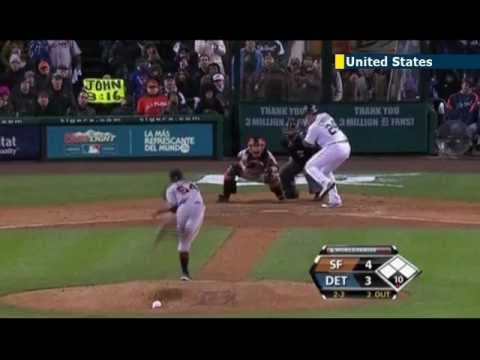 SF Giants win 2012 World Series baseball