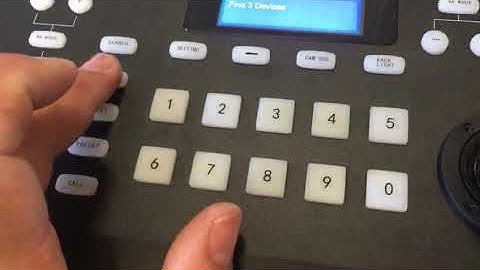 How to select camera(IP) by KT-610C