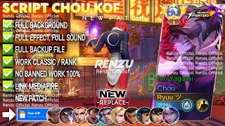 Script Skin Chou KOF - Iori Yagami No Password | Full Effect Voice | Patch Terbaru