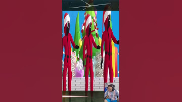 Scary Stranger 3D - Squid Game (오징어 게임) Trying Honeycomb Candy Shape Challenge in Random Dance Game