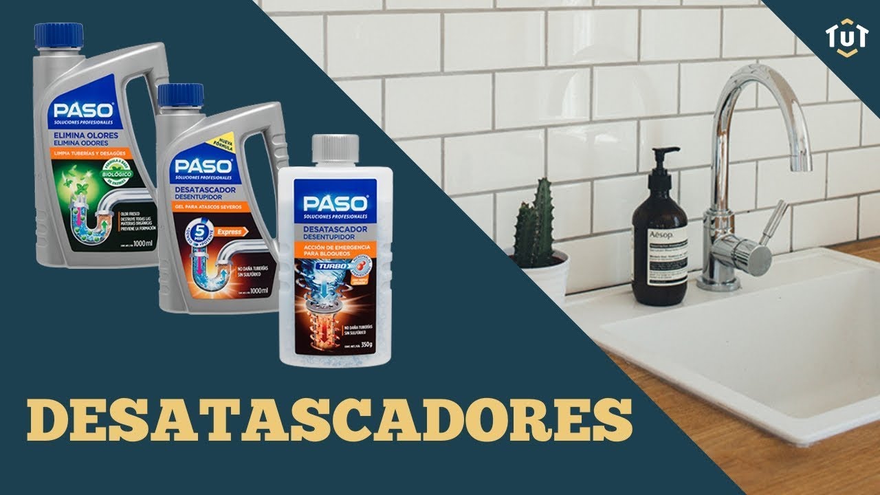 Desatascador tuberías gel express - Paso Soluciones Profesionales