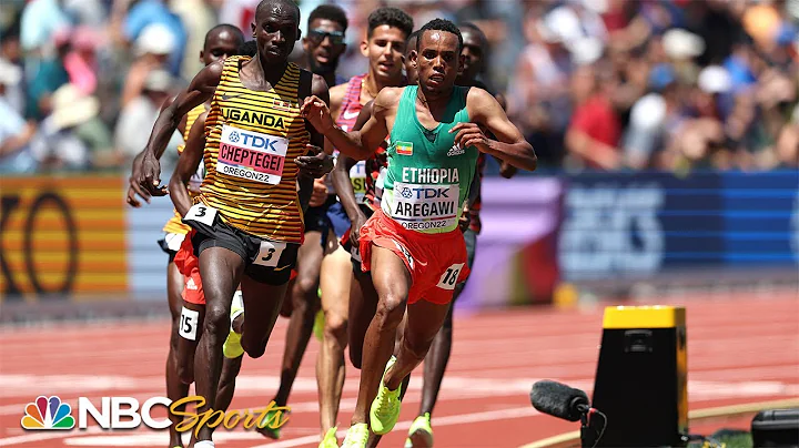 Desperate final sprint decides 10,000m world title...