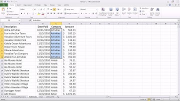 Excel 2010 Subtotals