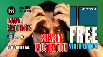 Shotcut Video Editor Tutorial | Part-2 of 4 | Initial Settings #free #Opensource