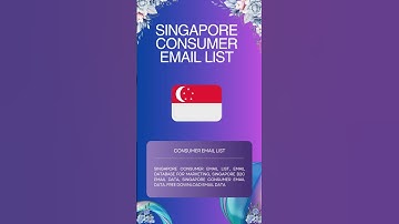 Singapore Consumer Email List | B2B Database