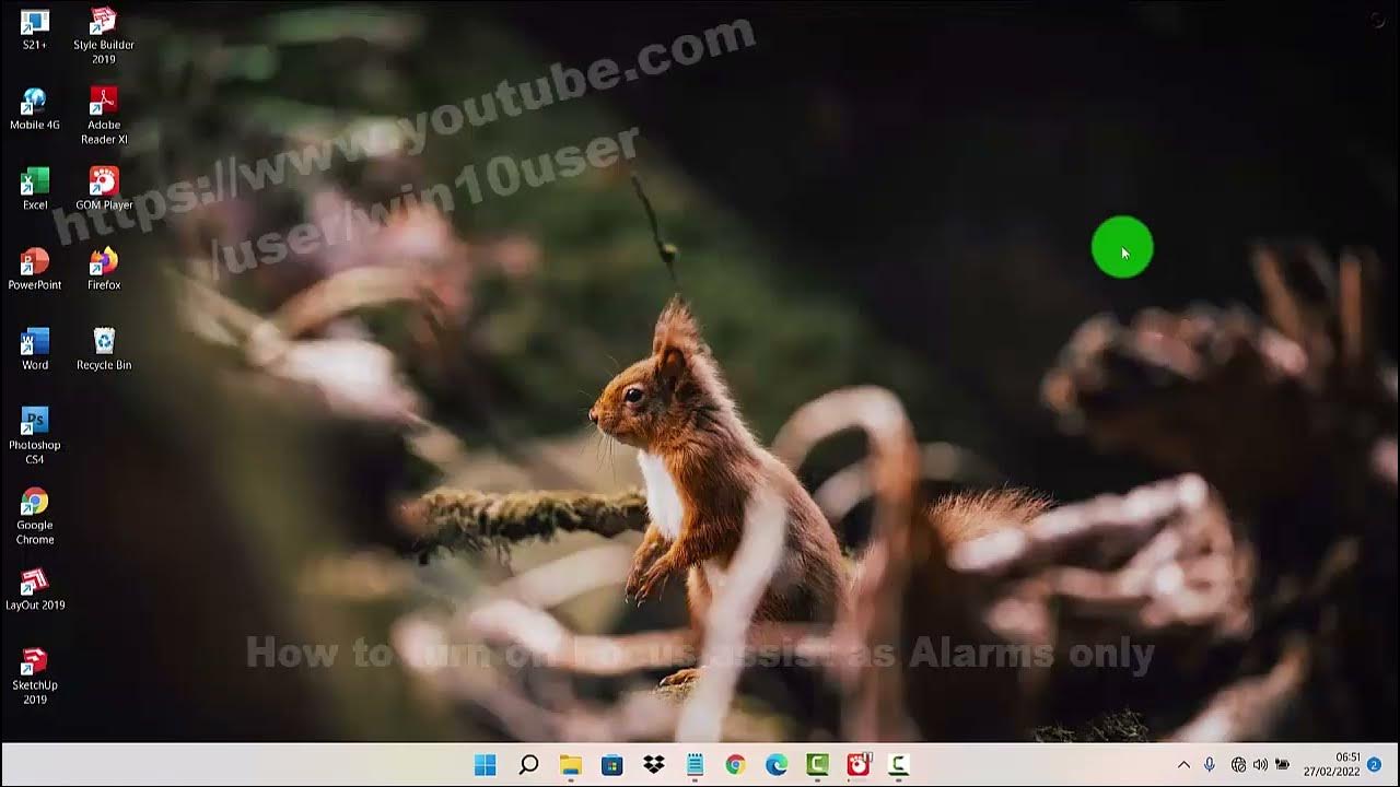 Windows 11 Home How to turn off Focus assist as Alarms only YouTube