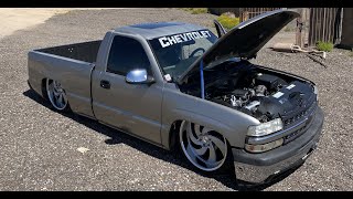 2000 SILVERADO NBS V6 TO V8 LS3 SWAP GIVEAWAY ENGINE FROM @BluePrint_Engines AT DINOS WRAP UP VIDEO