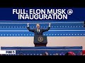 FULL SPEECH: Elon Musk talks at Trump inauguration celebration