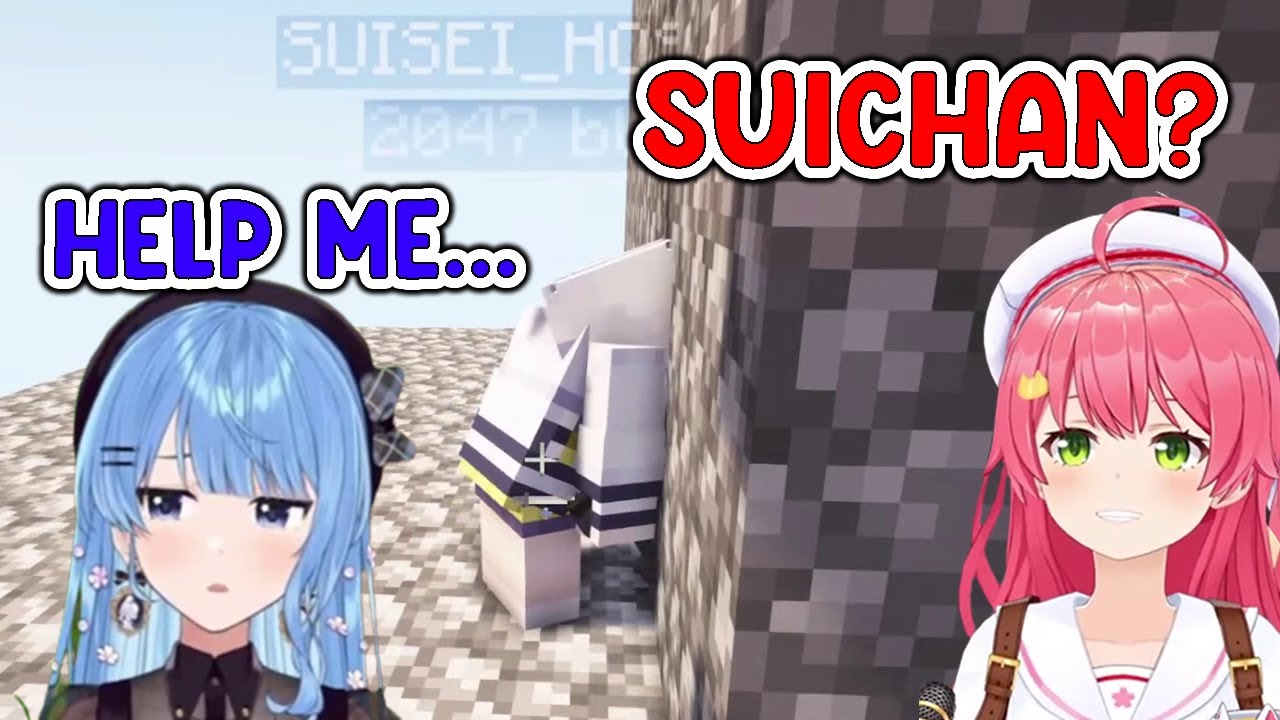 Miko is enjoying Suichan's screams against Enderman