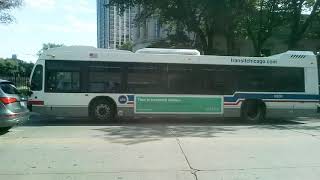 CTA 2014 Nova Bus LFS 8300 On Rt 76 Diversey