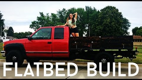 Truck Camper Flatbed Build! Pickup Rust Issues...