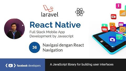 36 Setup Navigasi dengan React Navigation pada React Native
