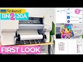Roland bn220a first look  real time print  cut  auto cut lines