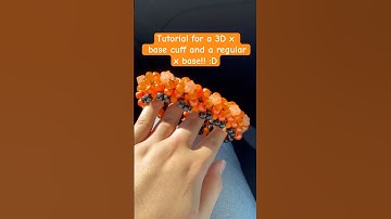 3D x base cuff tutorial and regular x base cuff tutorial!! #kandi #tutorial #howto #kandikid #xbass