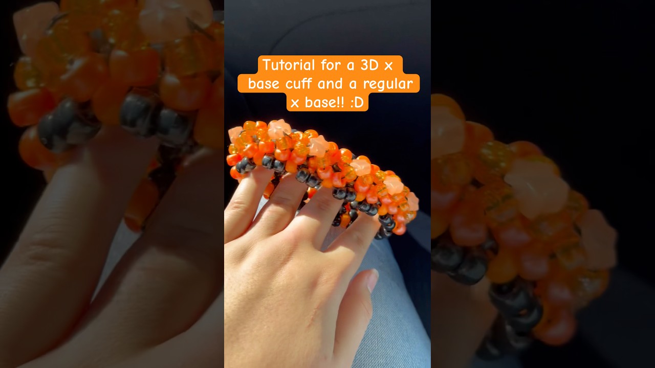 3D x base cuff tutorial and regular x base cuff tutorial!! 