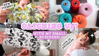 STUDIO VLOG #82 ☆ A FEW DAYS IN THE LIFE OF A SMALL BUSINESS OWNER! Fauna Rose ☆