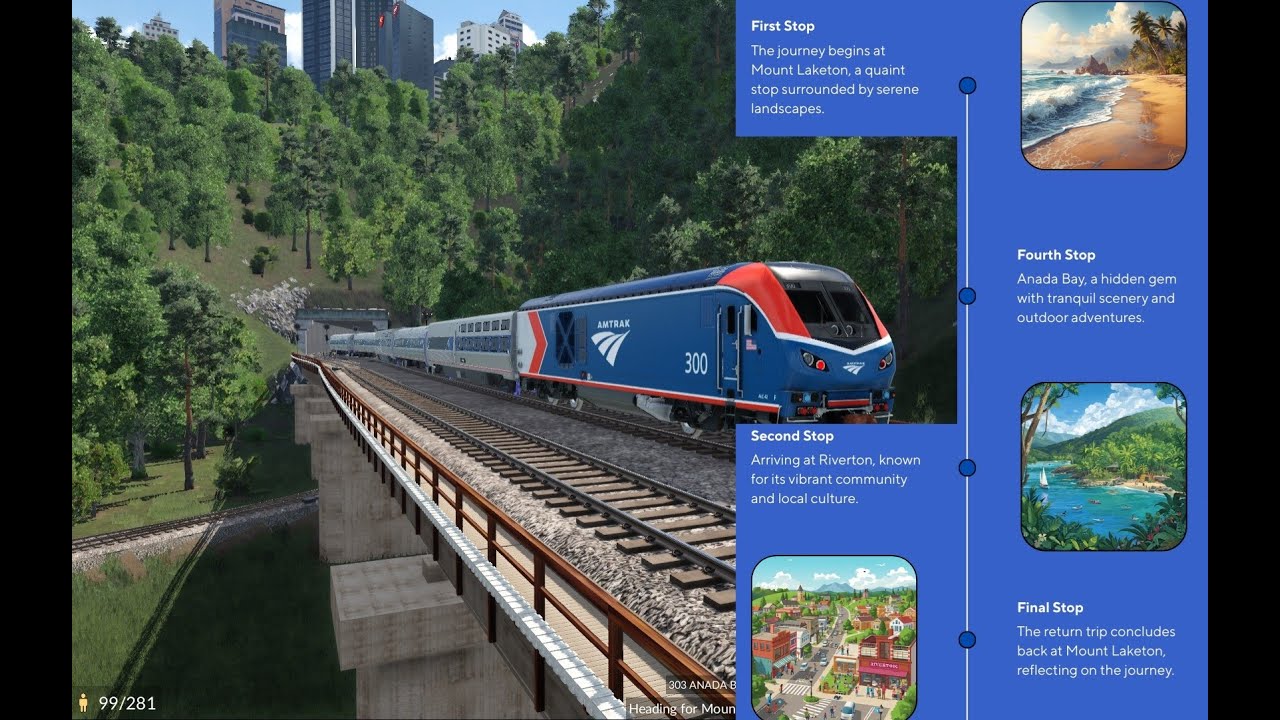 303 Anada Bay - Round Trip | Transport Fever 2