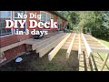 Start-to-Finish 3 day DIY Floating deck - BIG REVEAL!