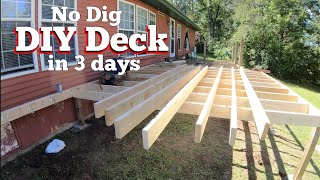 Start-to-Finish 3 day DIY Floating deck - BIG REVEAL!