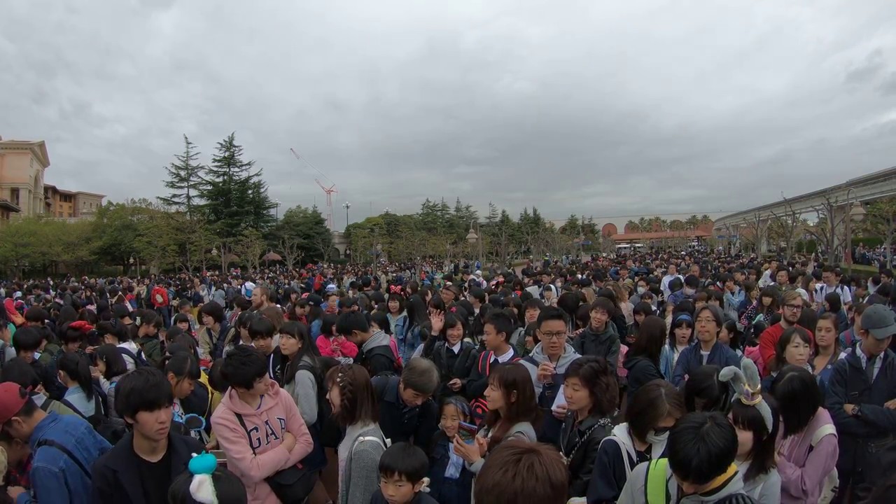 ディズニーシー 平日 開演前の混雑状況 Disney Sea Weekday Congestion Situation Before Opening Youtube